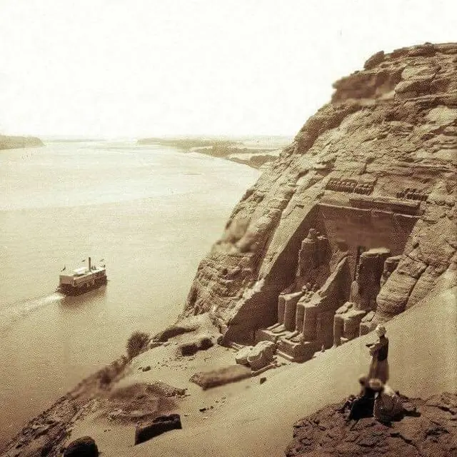 Las primeras fotografías del Templo de Ramses II